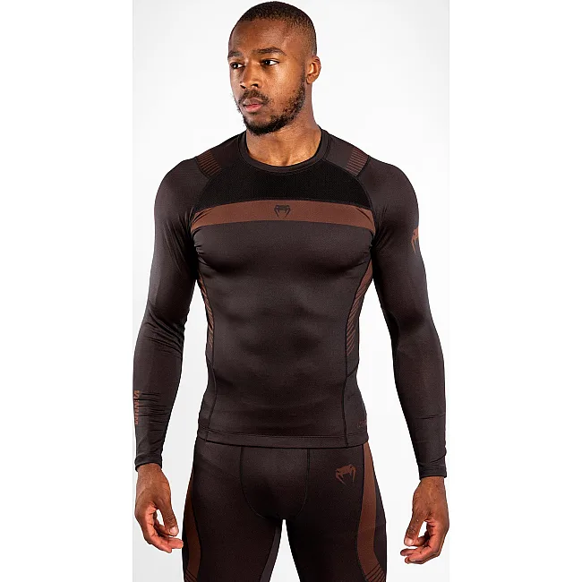 Рашгард VENUM Nogi 3.0s Black Brown