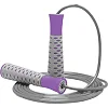 Скакалка POWERPLAY 4206 PRO+ Серо-фиолетовая (2,75м)