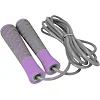 Скакалка POWERPLAY 4206 PRO+ Сіро-фіолетова (2,75м)