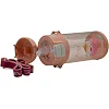 Спортивная бутылка CASNO 690 мл KXN-1219 Розовая (свинка) с соломинкойTRITAN