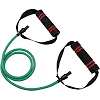 Трубчатый эспандер для фитнеса с ручками U-POWEX Latex resistance tube 20LB Green (9кг.)