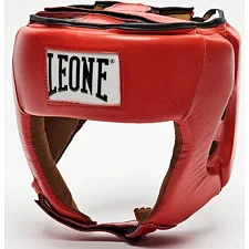 Турнирный боксерский шлем LEONE Contest Red