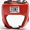 Турнирный боксерский шлем LEONE Contest Red S