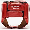 Турнирный боксерский шлем LEONE Contest Red S