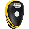 Лапа боксерская изогнутая тренировочная кожа BOXER
 2012-01 элит 23х19х4,5см 2штуки (Черный-синий)
