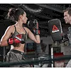 Боксерські рукавиці Reebok Combat Leather Boxing Gloves чорний, червоний 10 унцій
