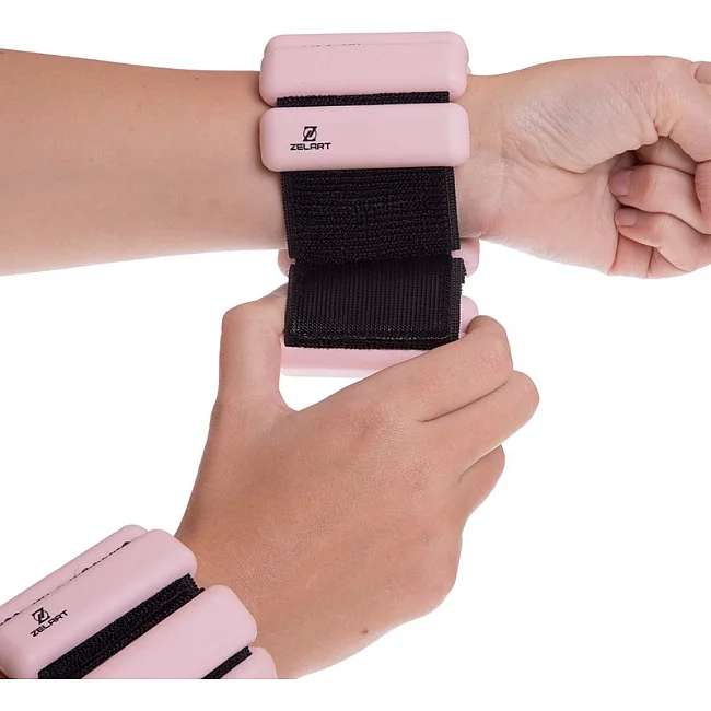 Утяжелители-браслеты для рук и ног с силиконовым покрытием ZELART
 FITNESS BRACELETS TA-3274 2x0,5кг