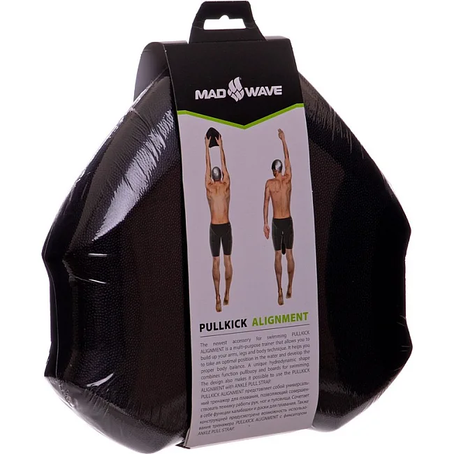 Колобашка для плавания MADWAVE
 ALIGNMENT M072702 (Черный)