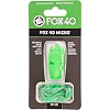 Свисток спортивный судейский пластиковый со шнурком MICRO FOX40-MICRO (Салатовый)
