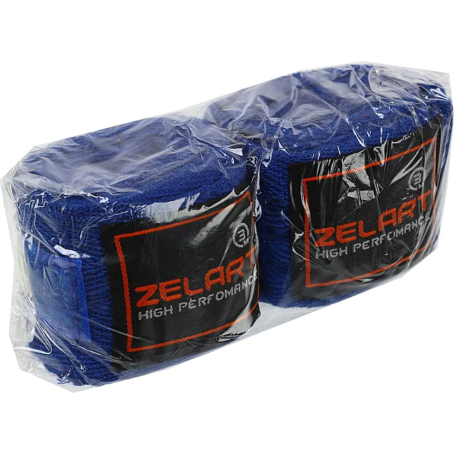 Бинты для бокса
 2штуки ZELART
 BO-3619-3 3м (Синий)