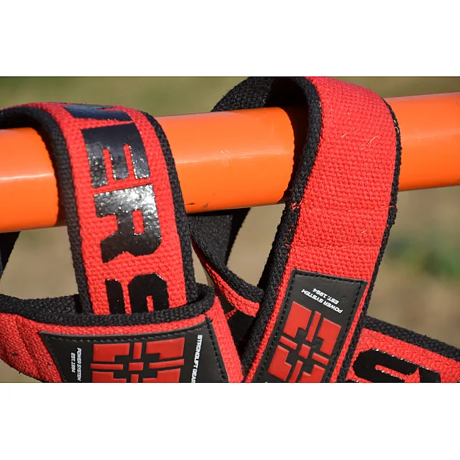 Ламки для тяги POWER SYSTEM PS-3401 Lifting Straps Duplex Black/Red