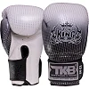 Перчатки для бокса кожаные TOP KING Super Star TKBGSS-01 8-18унций (Черный-серебряный)