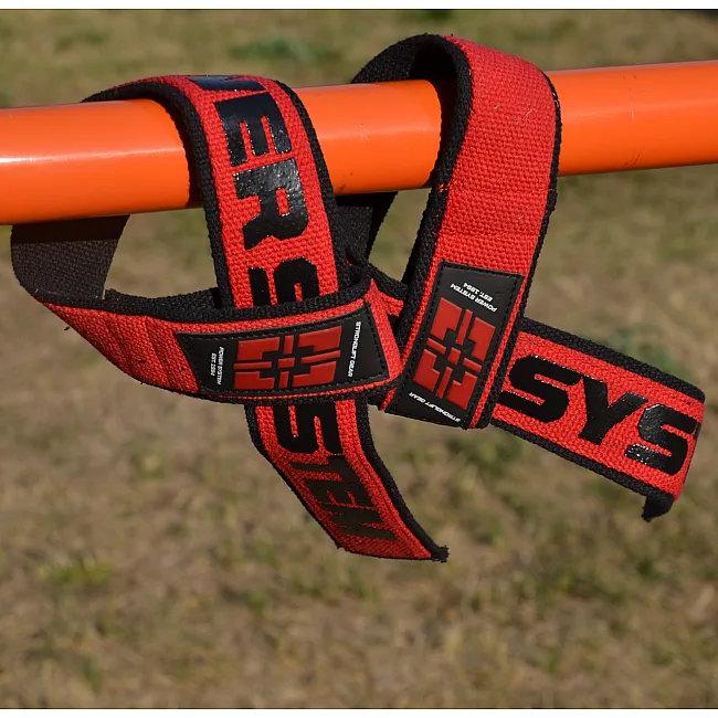 Ламки для тяги POWER SYSTEM PS-3401 Lifting Straps Duplex Black/Red
