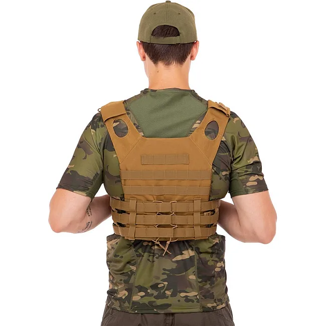 Плитоноска для бронепластин с системой MOLLE MILITARY RANGERS
 ZK-28 (Камуфляж Multicam)