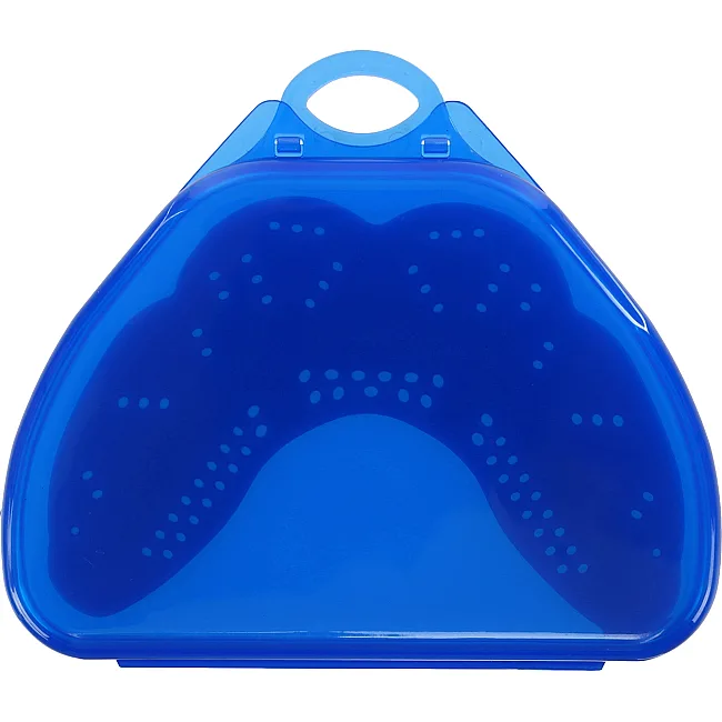 Капа перфорированная одночелюстная Perforated mouthguar в футляре SP-SPORT
 BO-7419 (Фиолетовый)