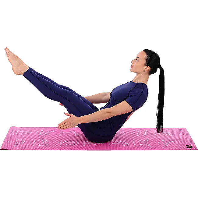 Коврик для фитнеса и спорта BODY SCULPTURE SXBB-8300G5PK-R 152x55x0,4см (Розовый)