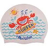 Шапочка для бассейна
 силиконовая юниорская MADWAVE
 Junior SURFER M057912 (Белый)