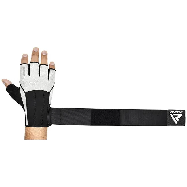 Перчатки для фитнеса RDX W3 WHITE WITH EVA PADDING