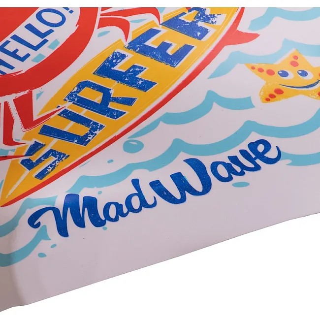 Шапочка для бассейна
 силиконовая юниорская MADWAVE
 Junior SURFER M057912 (Белый)