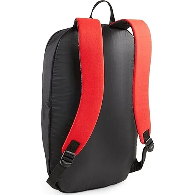 Рюкзак PUMA individualRISE Backpack 21L черный красный 33x11x49 см
