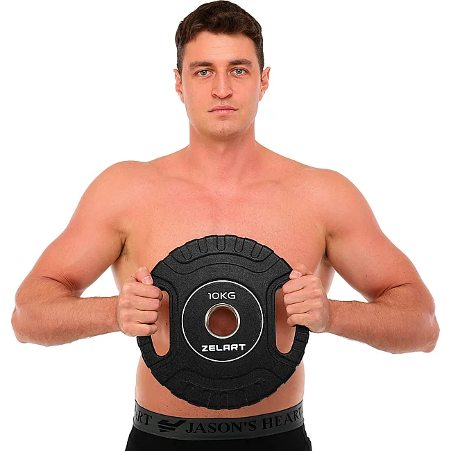 Блины диски CPU покрытие 2 Handle металлическая втулка ZELART
 TA-3438-10 ø51мм 10кг