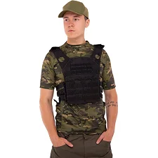 Плитоноска для бронепластин с системой MOLLE MILITARY RANGERS ZK-28 (Черный)