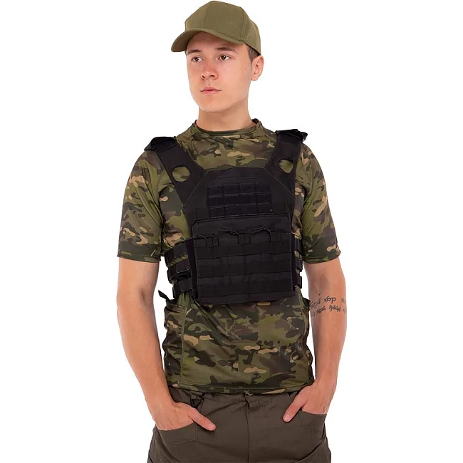 Плитоноска для бронепластин с системой MOLLE MILITARY RANGERS
 ZK-28 (Камуфляж Multicam)