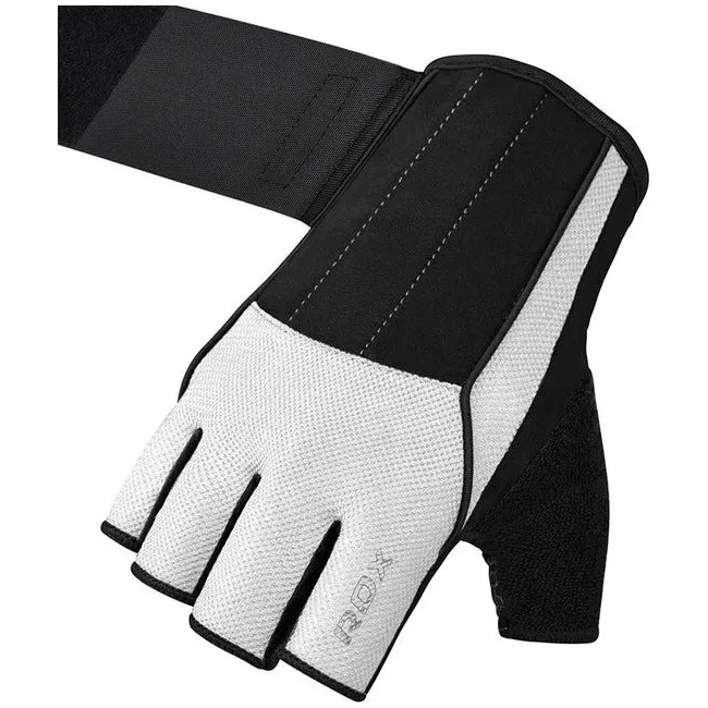 Перчатки для фитнеса RDX W3 WHITE WITH EVA PADDING