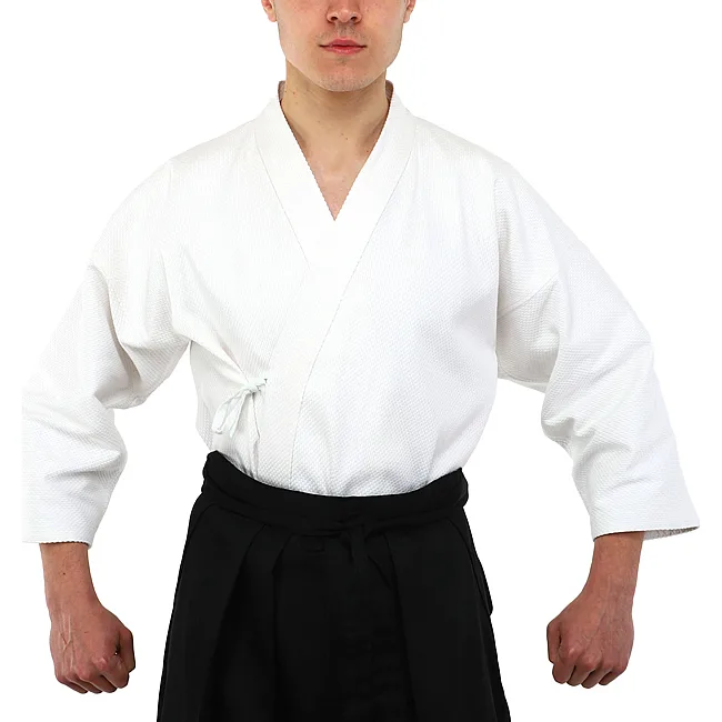 Комплект формы для айкидо Aikido Gi куртка айкидоги белая и хакама
 SP-SPORT
 CO-8873 155-190см