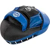 Лапа боксерская изогнутая тренировочная кожа BOXER
 2012-01 элит 23х19х4,5см 2штуки (Черный-синий)