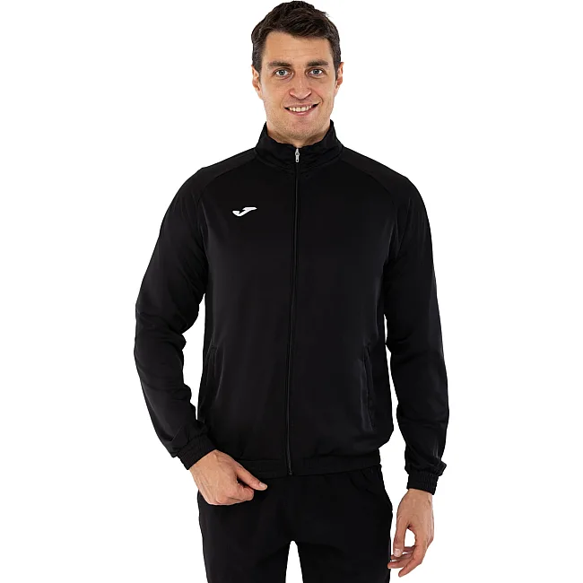 Спортивна кофта
 на блискавці JOMA

 MICROFIBRA DOHA 101579-100 (Чорний)