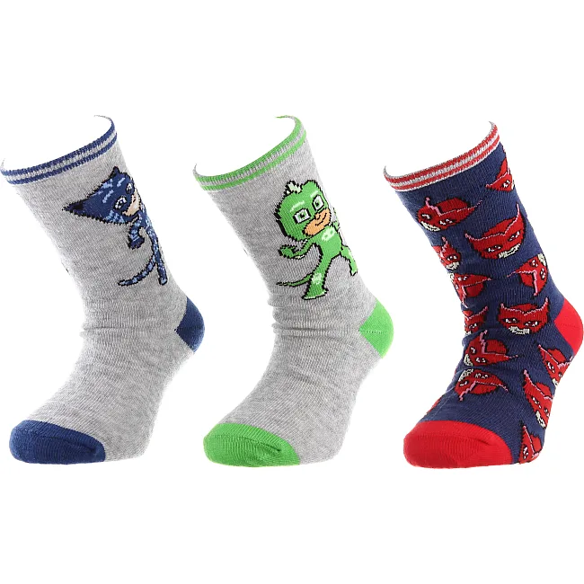 Носки PJ MASKS BIBOU + AMULETTE/YOYO + ECLAIR 3P детские 27 арт 838962