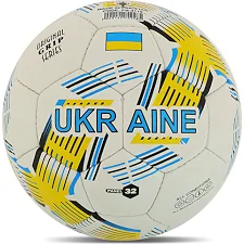Футбольний м'яч BALLONSTAR UKRAINE FB-4118 №5 PU (Білий-синій)