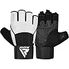 Перчатки для фитнеса RDX W3 WHITE WITH EVA PADDING