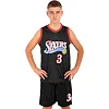 Детская баскетбольная форма
 NBA клуб Sixers 3 BA-6657 (Черный-красный)