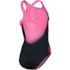 Купальник закрытый для девочек Arena SPRAY PAINT SWIMSUIT SWIM PRO черный, синий, розовый