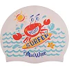 Шапочка для бассейна
 силиконовая юниорская MADWAVE
 Junior SURFER M057912 (Белый)
