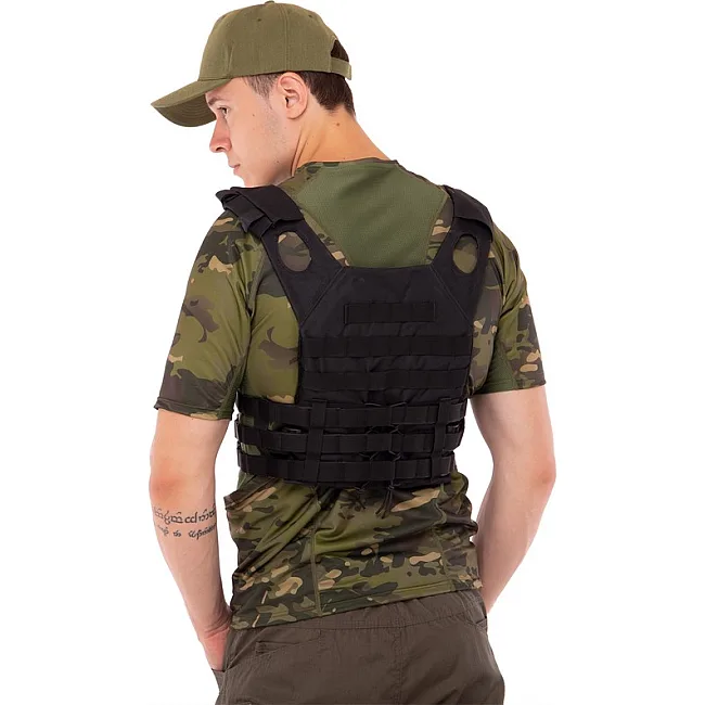 Плитоноска для бронепластин с системой MOLLE MILITARY RANGERS
 ZK-28 (Камуфляж Multicam)