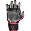 Перчатки для рукопашного боя ММА RDX F6 KARA Matte Red Plus
