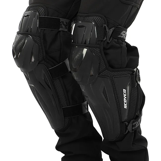 Мотонаколенники SCOYCO K50 2шт (Черный)
