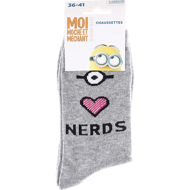 Носки MINIONS COEUR+ OEIL + NERDS женские арт 13890131-1