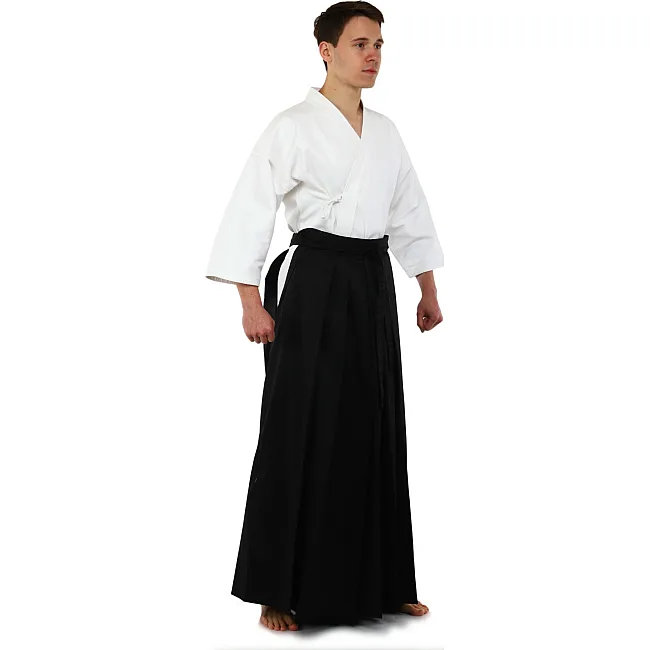 Комплект формы для айкидо Aikido Gi куртка айкидоги белая и хакама
 SP-SPORT
 CO-8873 155-190см