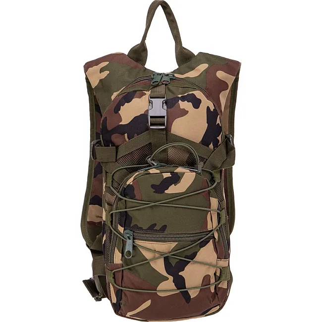 Рюкзак с гидратором KMS SP-SPORT
 MS-019 8л 45х25х7см (Камуфляж Woodland)