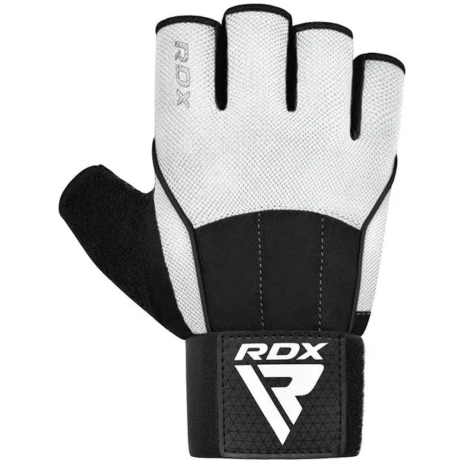 Перчатки для фитнеса RDX W3 WHITE WITH EVA PADDING