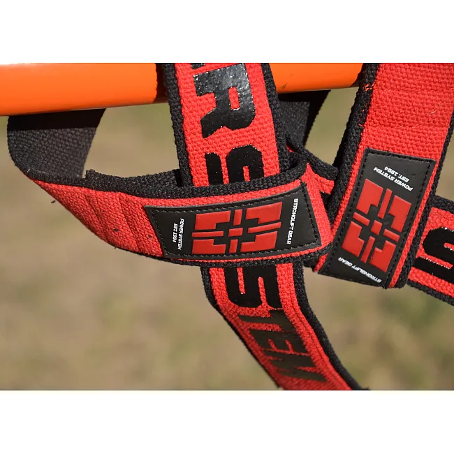 Ламки для тяги POWER SYSTEM PS-3401 Lifting Straps Duplex Black/Red
