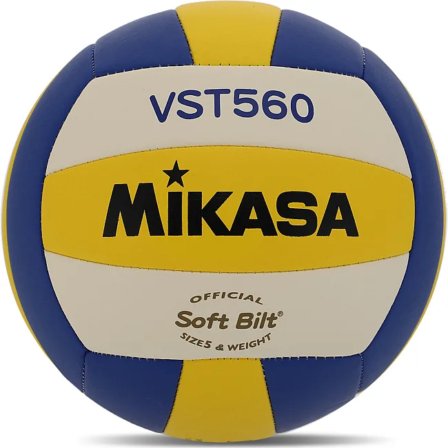 Волейбольный мяч
 MIKASA VST560 №5 PU
-белый