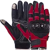 Мотоперчатки MADBIKE MAD-02L (Черный-красный)
