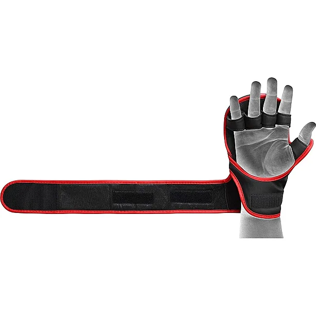 Перчатки для рукопашного боя ММА RDX F6 KARA Matte Red Plus