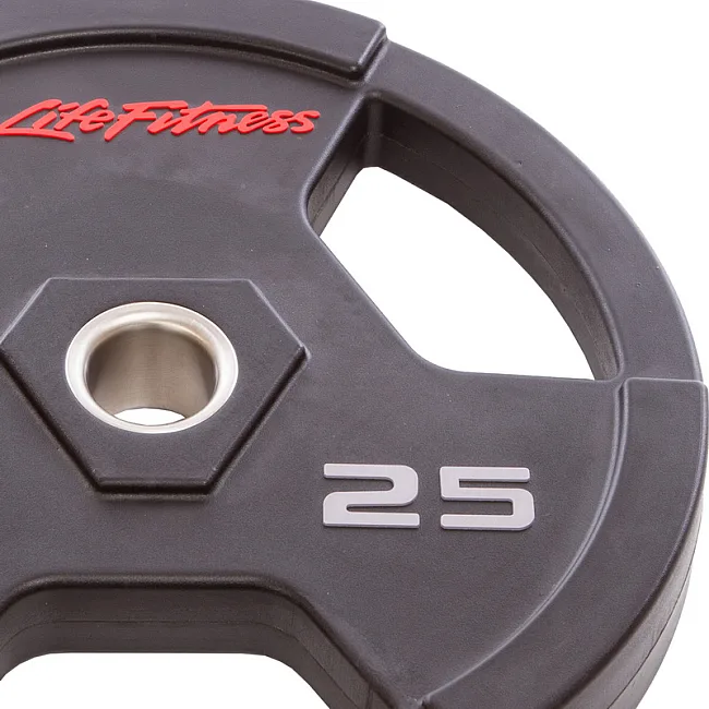 Блин для штанги полиуретановый
 LIFE FITNESS SC-80154-25 51мм 25кг