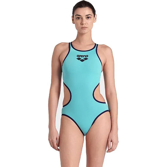 Купальник Arena BIGLOGO ONE PIECE бирюзовый